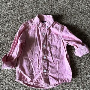 Children’s place 2 T long sleeve button down light pink
